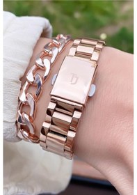 Resim Tom Jones Mrd12234 Rose Gold Renk Kadın Kol Saati Bileklik Hediyeli 