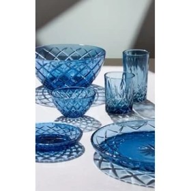 Resim Glas Sorrento Tabak Dia 30 cm Mavi 