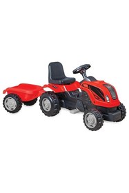 Resim HAK İŞ OYUNCAK Römorklu Pedallı Kırmızı Traktör 