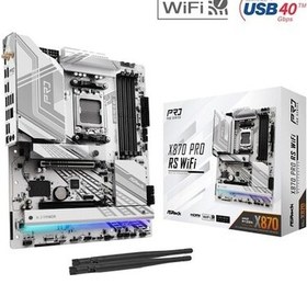 Resim Asrock X870 Pro Rs Wıfı Atx Anakart, Amd Am5 Ryzen 9000 Ve 8000, Ddr5, 5x M.2 Ssd, 4k 120hz, Amd Expo, Usb Type C, Wifi 7 Anakart 