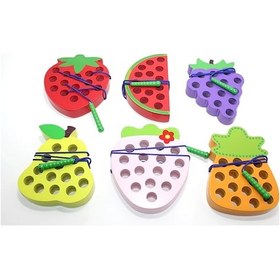 Resim Eğitici İp Geçirme Oyunu 93-1450 