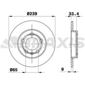 Resim Genel Markalar Arka Fren Aynası Bora 9905 Golf Iv 9806 A3 9703 Octavıa 9711 
