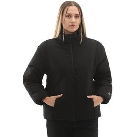 Resim Skechers W Crop Puffer Jacket Kadın Siyah 