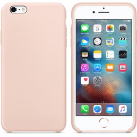 Resim Microsonic Iphone 6s Plus Kılıf Liquid Lansman Silikon Kum Pembesi 