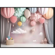 Resim PROMISEBACKDROP2 Doğum Günü, Balon Zinciri, Parti, Etkinlik, Fotoğraf Çekimi, Kumaş Arka Fon 150x200 