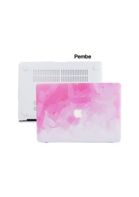 Resim Apple Uyumlu MacBook Pro Kılıf 13 İnç Paint02 Eski Hdmı'lı Model 2012-2015 A1425 A1502 İle Pembe 