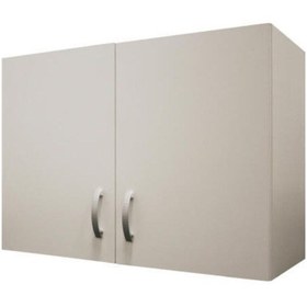 Resim Ate Mutfak Üst Modül - Dolap 80 Cm Beyaz 