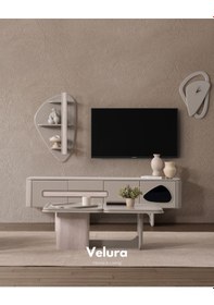 Resim Enna Tv Ünitesi Beyaz 