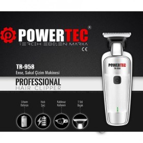 Resim Powertec TR-958 Profesyonel Sakal Kesim Makinası 
