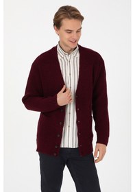 Resim U.s. Polo Assn. Erkek Plum Hırka Triko 50314960-vr177 New Plum 