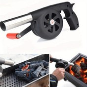 Resim Dış Mekan El İşletimli Üfleyici, Manuel Barbekü, Kamp, Ateş Yapma Aracı, BBQ, Taşınabilir Saç Kurutma Makinesi, Ocak Aksesuarları 