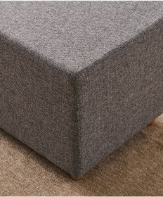 Resim Favora Urla Puf - Antrasit Antrasit 