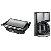 Resim Kenwood HGM30.000SI Tost Makinesi - CMM10.000BM Filtre Kahve Makinesi 