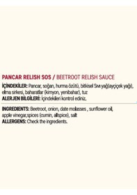 Resim Pancar Relish Sos 3 X 210 G 