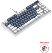 Resim Havit Gamenote Kb884l Rgb Mekanik Klavye 1.06inç Tft-lcd Ekran - Red Switch 