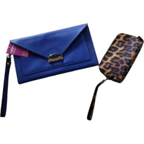 Resim Selda Akyol Arslan Termo Çantalı Ajanda (Parlament Mavi) El Cüzdanı Leopar 2li 