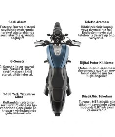 Resim Turuncu Motosiklet Takip Sistemi 24 Aylık + Buzzer Sesli Alarm Siren 