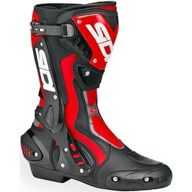 Resim Sidi St Motosiklet Yarış Botu Siyah Kırmızı 