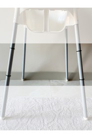 Resim K&G foot rest O-ring Kauçuk Halka ( 6 Adet ) Antilop Ikea Mama Sandalyesine Uyumlu Ayak Desteği Yedek Contası 