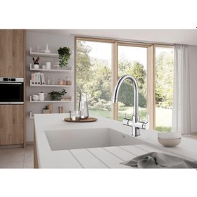 Resim Eca Icon 102118138H Arıtmalı Çift Akışlı Eviye Mutfak Bataryası 