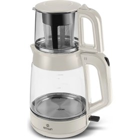 Resim Emsan Glass Tea Xl 2 In 1 Cam Çay Makinesi ve Kettle Starlight 