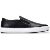 Resim Nevzat Onay Deri Siyah Sneaker Erkek Ayakkabı -8364- 