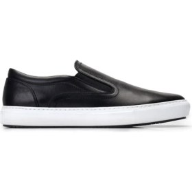 Resim Nevzat Onay Deri Siyah Sneaker Erkek Ayakkabı -8364- 