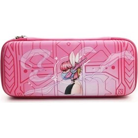Resim Nintendo Switch Ve Oled Uyumlu Fermuarlı Koruma Çnatası Dobe İtns-1130 3 Renk - Pembe 