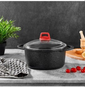 Resim Döküm Derin Tencere 20 Cm Siyah 