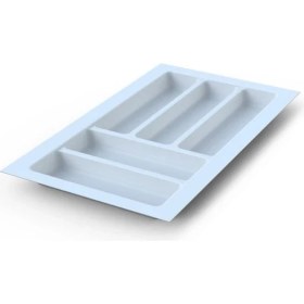Resim Karokstore Mutfak Çekmece Içi Beyaz Modüler Kaşıklık 29CM x 48CM (Yanlar ve Boydan 4cm Kesilebilir) 