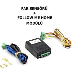 Resim Universal Otomatik Far Sensörü Modulü - Follow Me Home Sensör Mod 