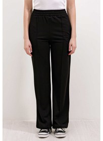 Resim Gabria Ön Dikişli Eşofman Altı Siyah 