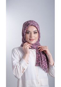 Resim Hürrem Bone Gül Kurusu Pratik Hazır Geçmeli Tesettür Eşarp Kesik Elyaf Pilise (553630039) Gülkurusu 