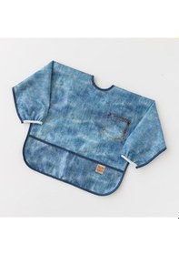 Resim Bumkins X Roamio Uzun Kollu Önlük 6-24 Ay - Vintage Denim Mavi 