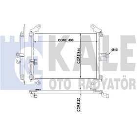 Resim KALE 345345 Klima Radyatoru Kondenser (FİAT DUCATO 1.9/2.5D-TD 2.3/2.8JTD 94- PEUGEOT 6455CG (WF743449) 