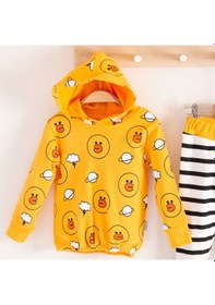Resim 3-18 Ay Erkek Bebek Alt&üst Takımı Civciv 2'li Sarı Sarı 