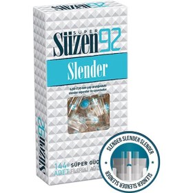 Resim Süzen92 Sigara Ağızlığı Filtresi Slender 144'lü Kutu 