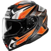 Resim Shoei Neotech 3 Anthem Tc-8 Çene Açılır Kask Siyah - Turuncu 