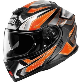 Resim Shoei Neotech 3 Anthem Tc-8 Çene Açılır Kask Siyah - Turuncu 