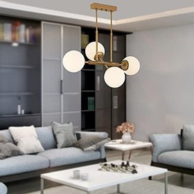 Resim Apliqa NAZAR 4LÜ ESKİTME BOYALI SALON- YEMEK ODASI AVİZE 
