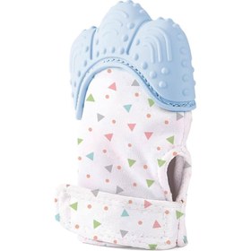 Resim BabyJem Diş Kaşıyıcı Eldiven - Mavi - Mavi / Standart 