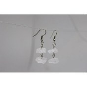 Resim Kristal Kuvars Ham Taş Küpe (531249373) 