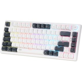 Resim Gameagle Strike Compact MK-81X1BAB Mekanik Rainbow Işıklı Blue Switch Gamer Oyuncu Klavye 81 Tuşlu 