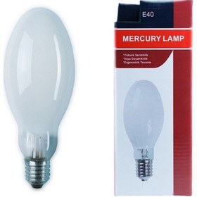 Resim Mercury 250W 230V 3600K E40 Elips Cıva Buharlı Ampul 