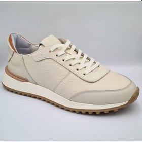 Resim Libero 5144 Kemik Renk Hakiki Deri Erkek Günlük Casual Sneaker Kemik 