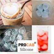 Resim PROCAB Silicone Kalp’li Buz Ve Çikolata Kalıbı 