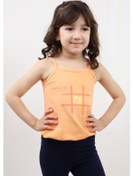 Resim Toontoy Kız Bebek Baskılı Atlet Oranj Turuncu 