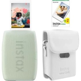 Resim Assess Store Mini Link 3 Yeşil Akıllı Telefon Yazıcısı Beyaz Çanta ve 20'li Mini Film 
