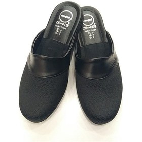 Resim Ze&os Damat Ev Terliği Deri Kutulu Poli Taban Siyah Zo03 Siyah 