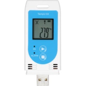 Resim TempU 03 Otomatik Pdf Özellikli Sıcaklık Nem Kayıt Cihazı 